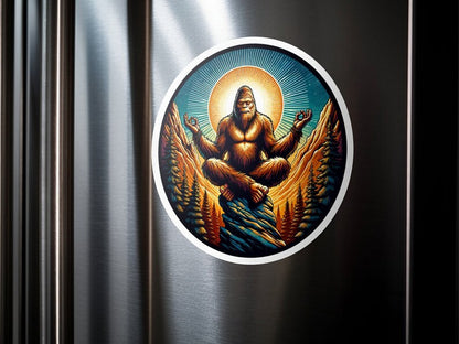 Bigfoot Yoga Sticker