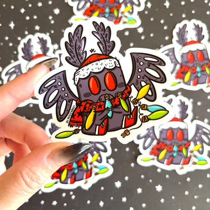 Festive Mothman Sticker