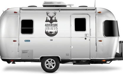 Adventure Awaits Camper RV Decal