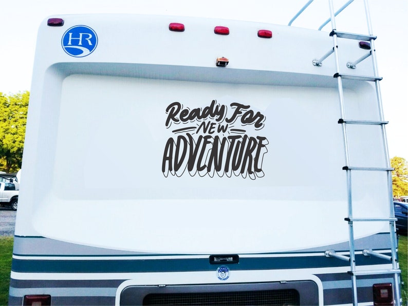 Adventure Awaits Camper RV Decal