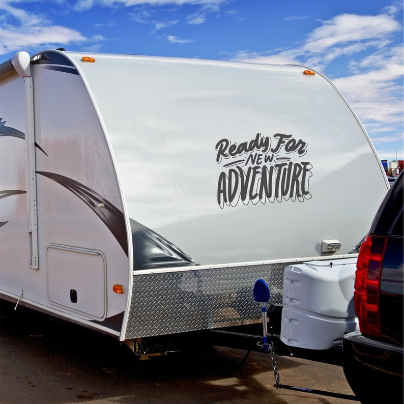 Adventure Awaits Camper RV Decal