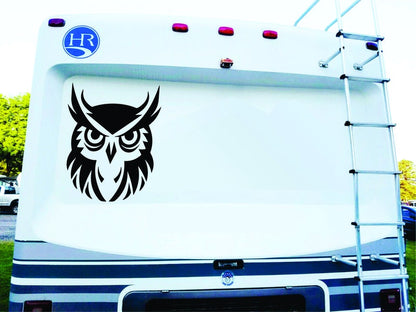 Owl Decal For Camper RV