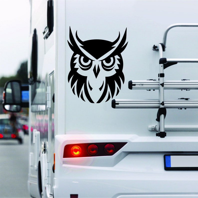 Owl Decal For Camper RV