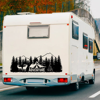 Adventure Awaits Camper RV Decal