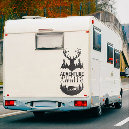 Adventure Awaits Camper RV Decal