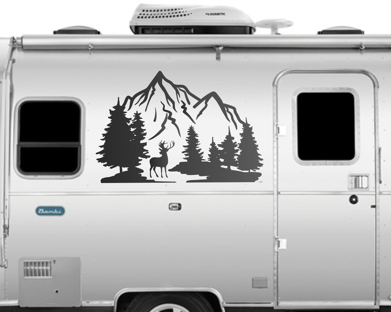 Adventure Awaits Camper RV Decal