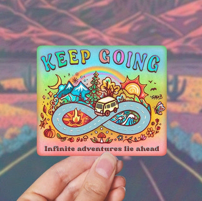 KEEP GOING Sticker