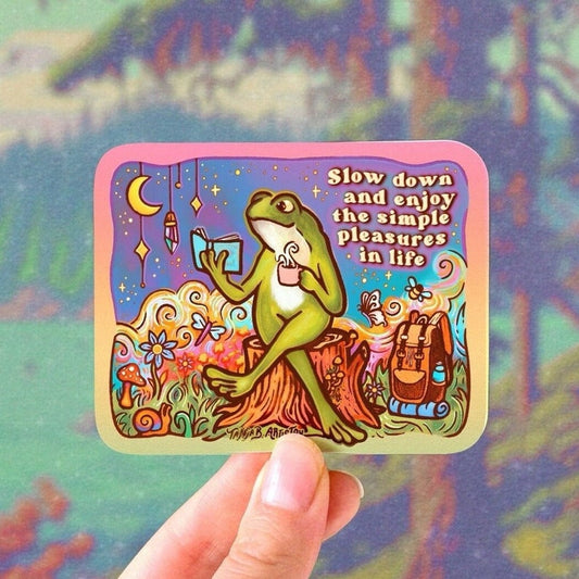 SLOW DOWN Sticker