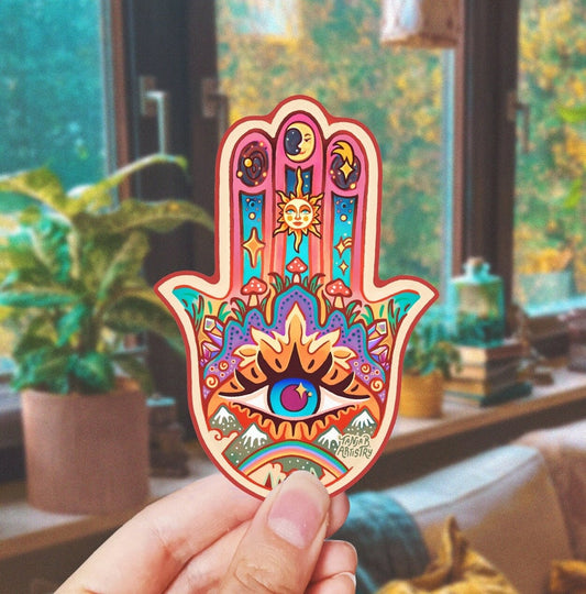HAMSA HAND Sticker