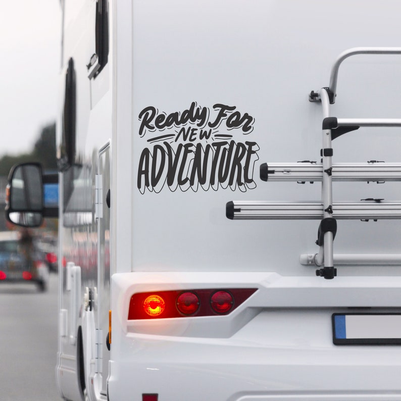 Adventure Awaits Camper RV Decal