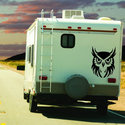 Owl Decal For Camper RV