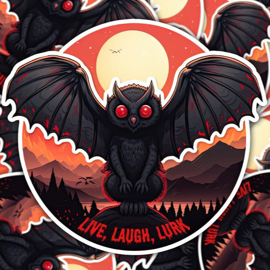 Live Laugh Lurk Sticker