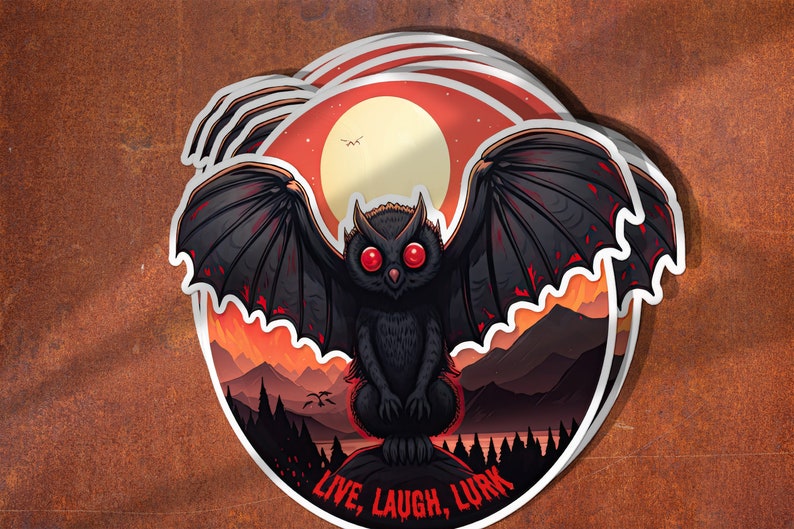 Live Laugh Lurk Sticker