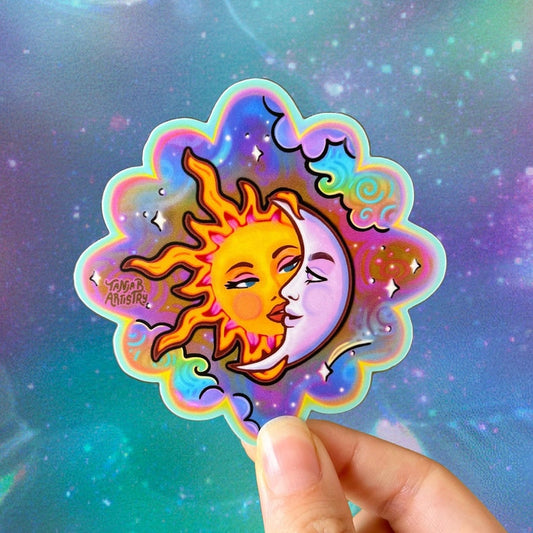 SUN AND MOON Sticker