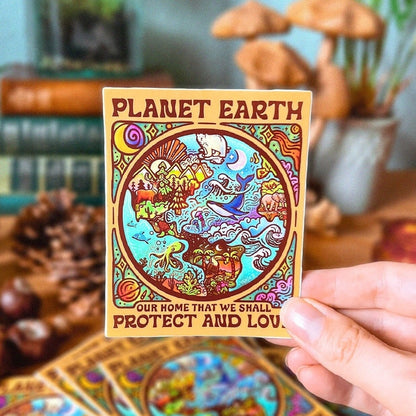 PLANET EARTH - Protect and Love Stickers