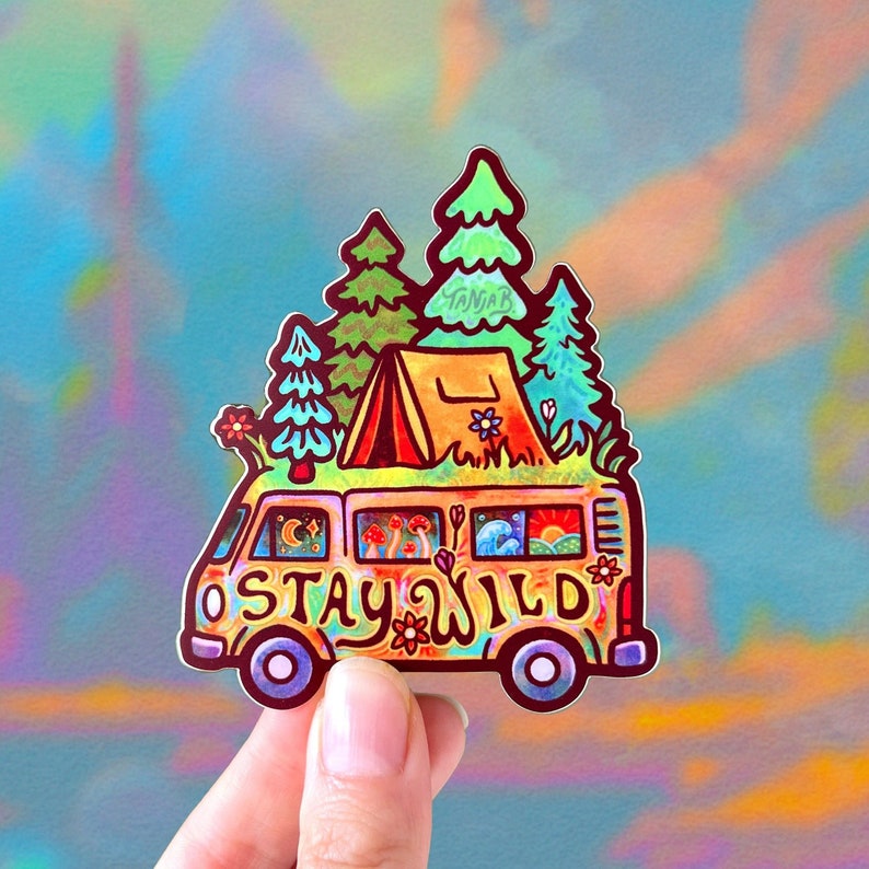 STAY WILD Sticker