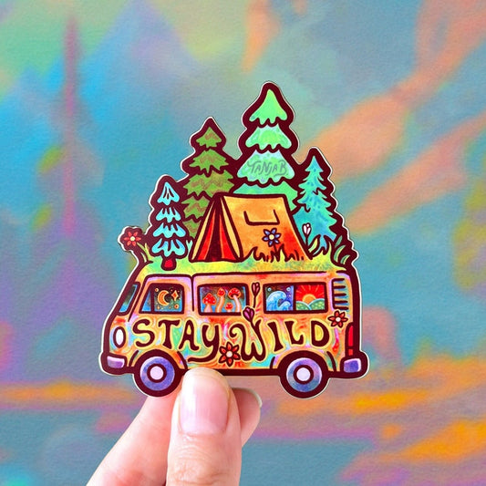 STAY WILD Sticker