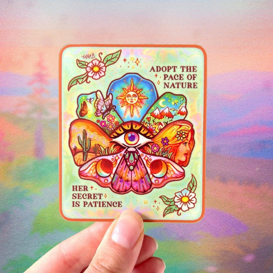 ADOPT NATURE'S PACE Sticker
