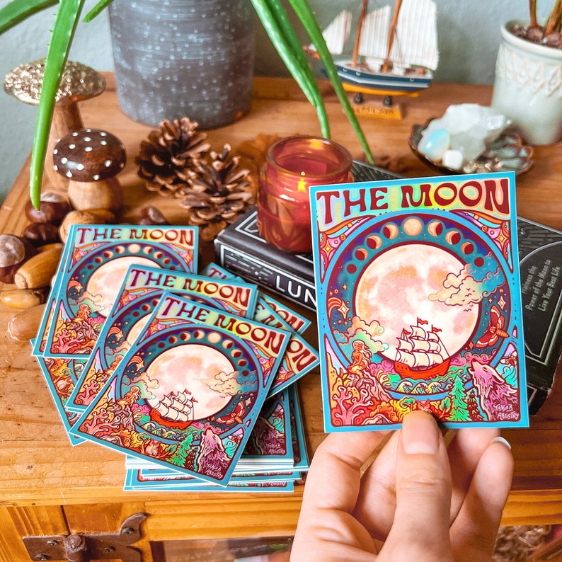THE MOON Sticker