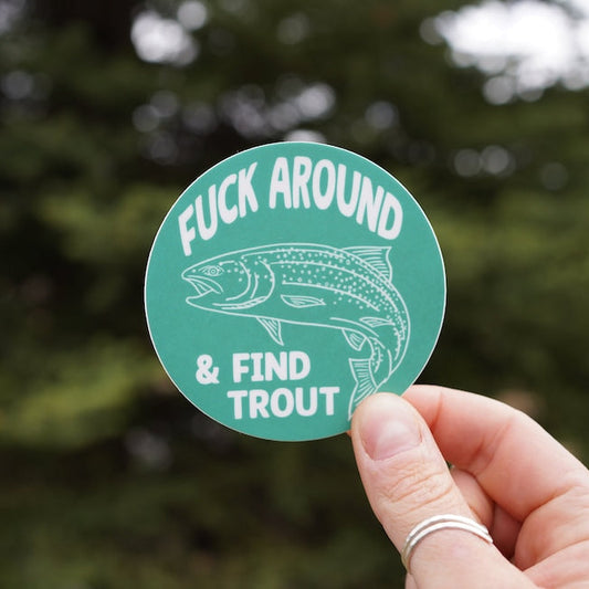 Funny Fishing Sticker