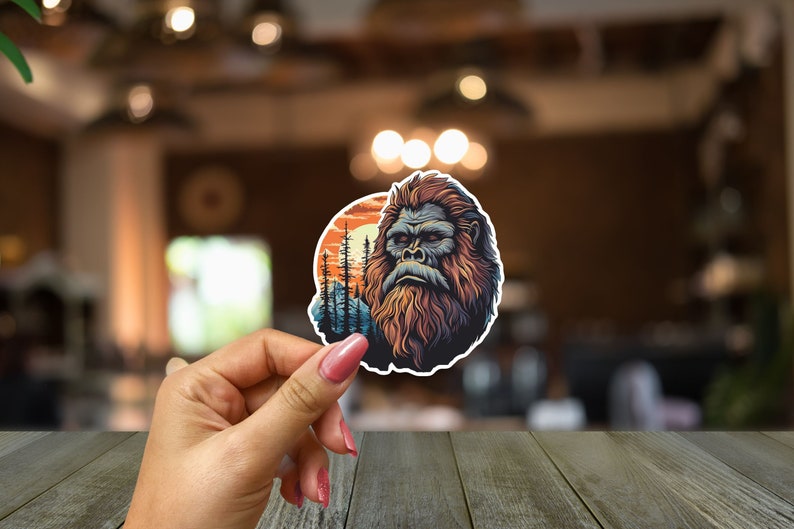Bigfoot Forest Adventure Sticker