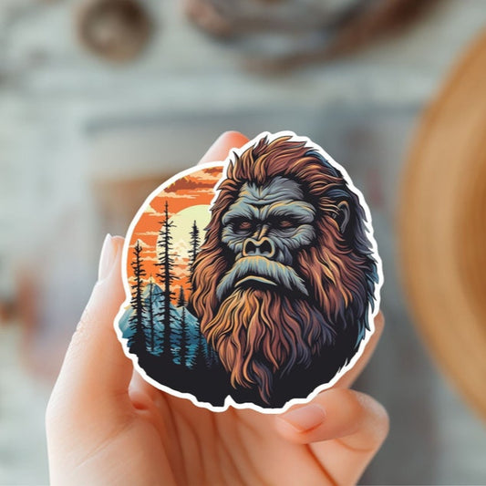 Bigfoot Forest Adventure Sticker