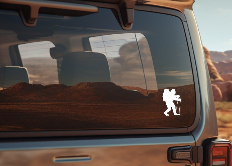 Sasquatch Backpacking Stickers
