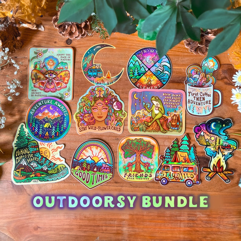 ADVENTURE AWAITS Sticker