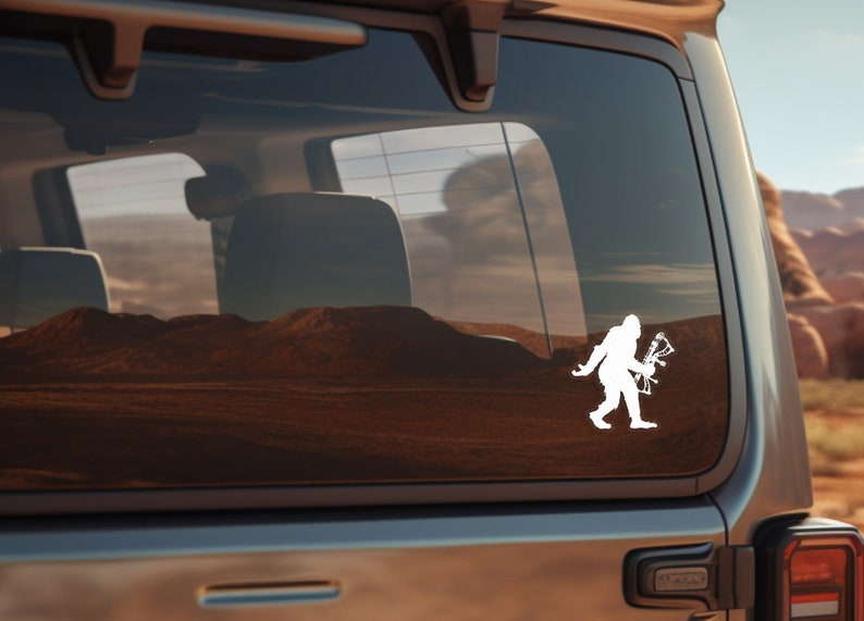 Sasquatch Bow Hunting Stickers