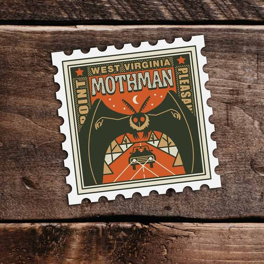 Mothman Cryptid Sticker