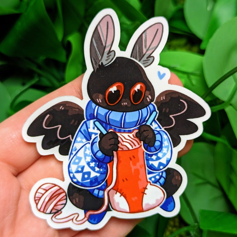 Mothman Sweater Weather Sticker