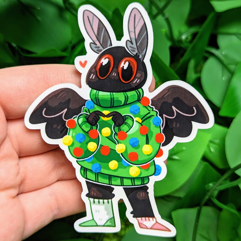 Mothman Sweater Weather Sticker