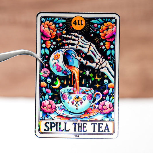 Spill The Tea Sticker