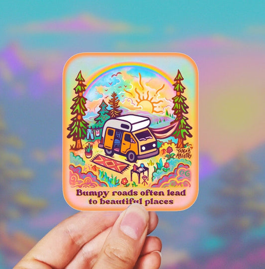 BUMPY ROADS Sticker