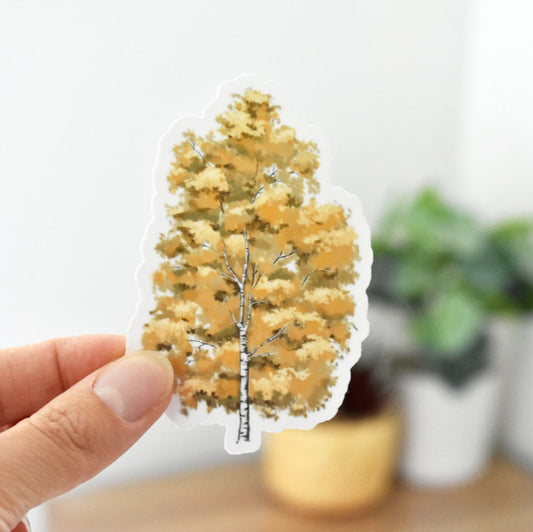 Birch tree Vinyl Sticker