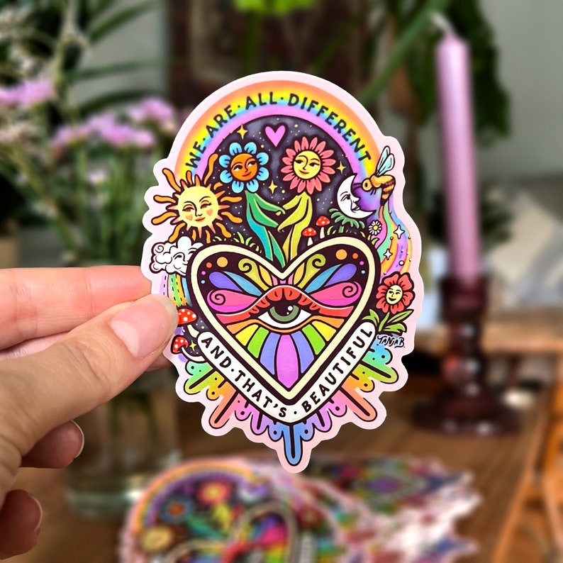 DIFFERENCE IS BEAUTIFUL Sticker