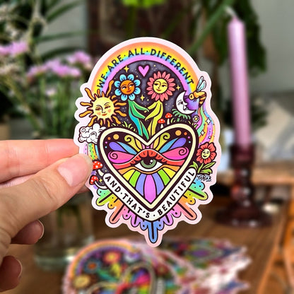 DIFFERENCE IS BEAUTIFUL Sticker