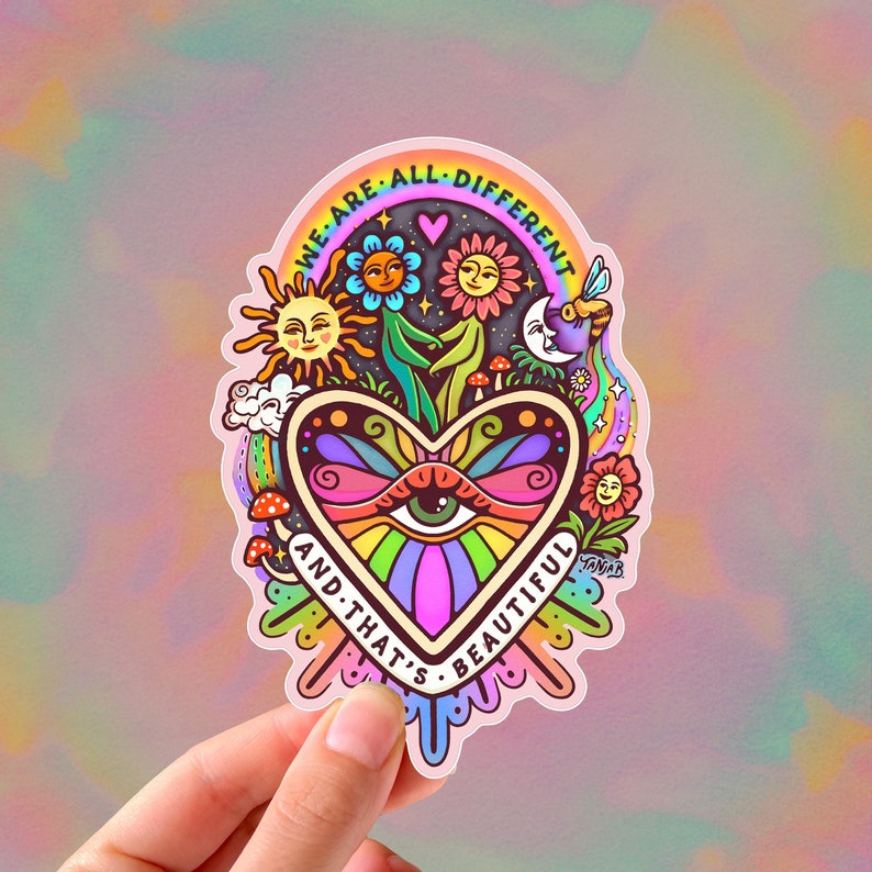 DIFFERENCE IS BEAUTIFUL Sticker