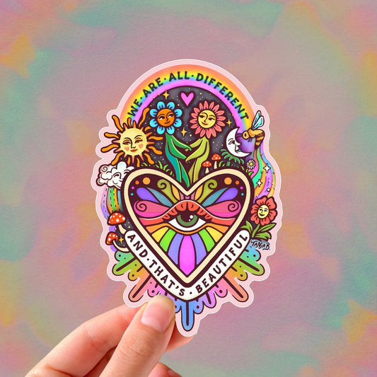 DIFFERENCE IS BEAUTIFUL Sticker