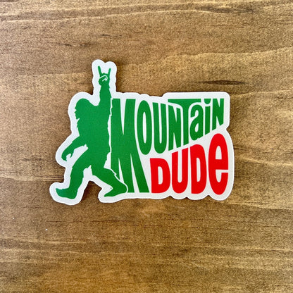 Mountain Dude Bigfoot Stickers