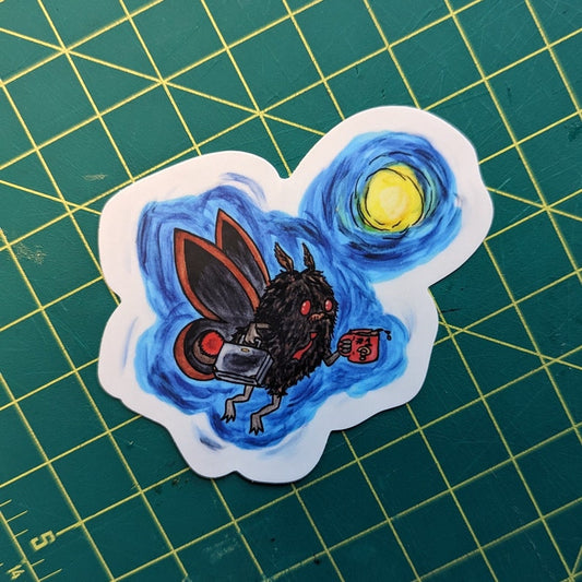 Mothman's Commute Sticker