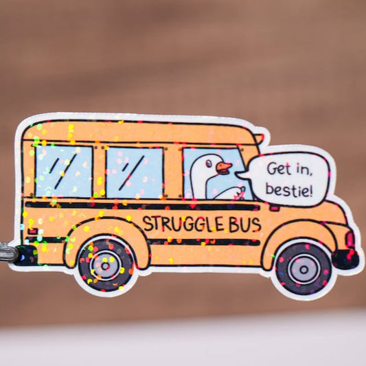 Struggle Bus Sticker