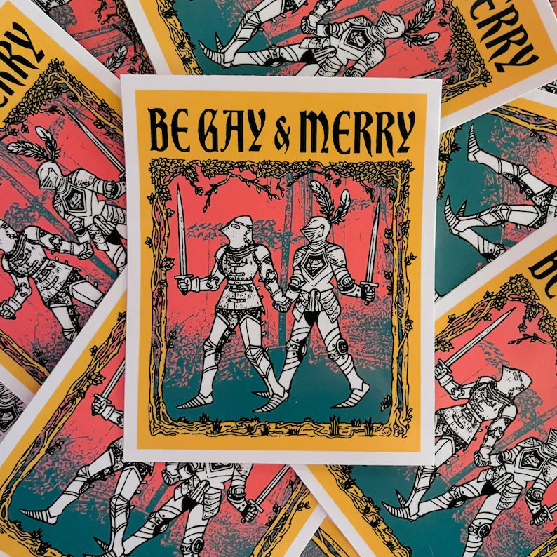 Be Gay & Merry Sticker