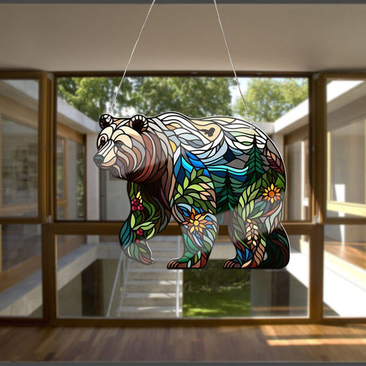 Grizzly Bear Acrylic Window
