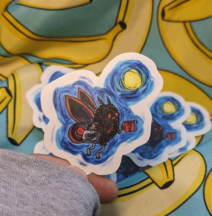 Mothman's Commute Sticker
