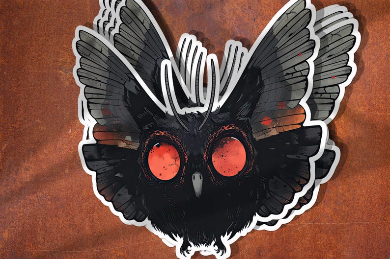 Mothman Vinyl Sticker