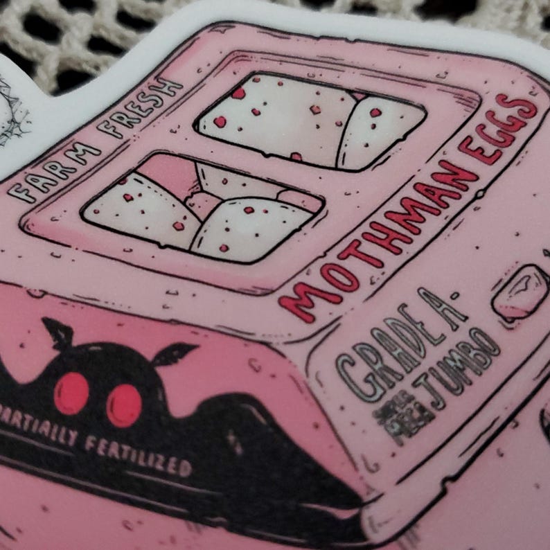 MOTHMAN Eggs Sticker