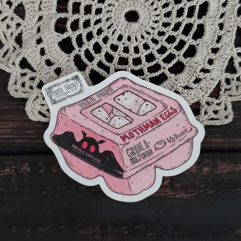 MOTHMAN Eggs Sticker