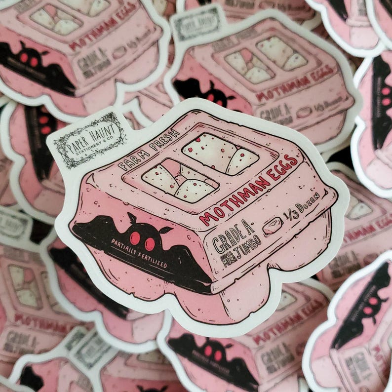 MOTHMAN Eggs Sticker