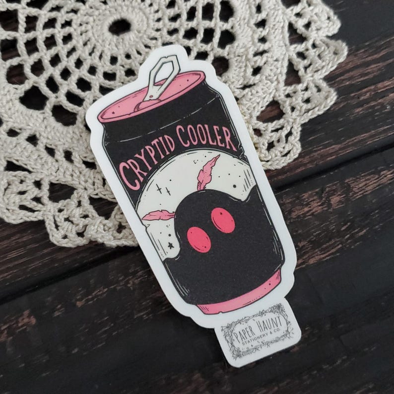 MOTHMAN Soda Sticker